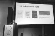 Mardi McBrien speaks at the TCFD Summit in Japan 